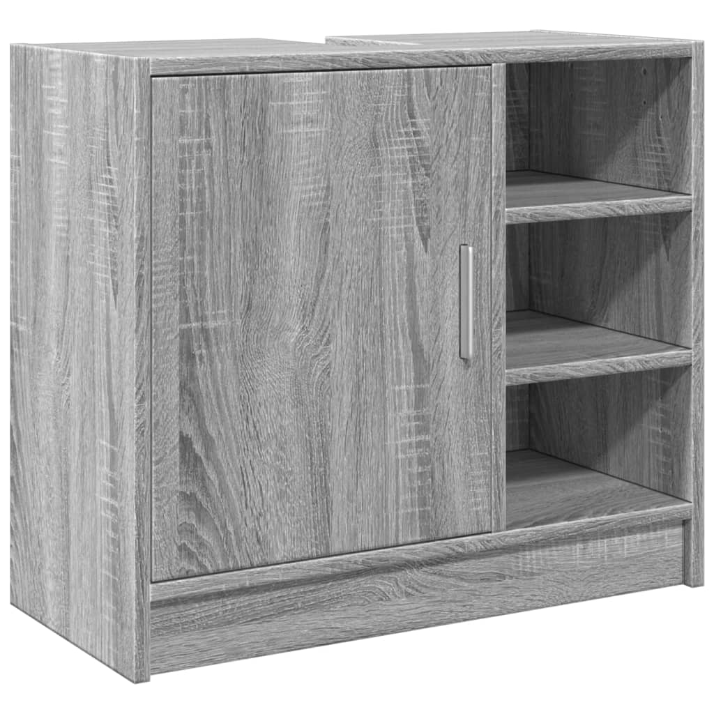 Grey Sonoma Sink Cabinet 63x29x55 cm - Engineered Wood