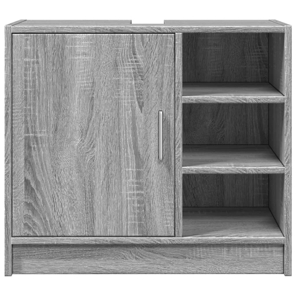 Grey Sonoma Sink Cabinet 63x29x55 cm - Engineered Wood