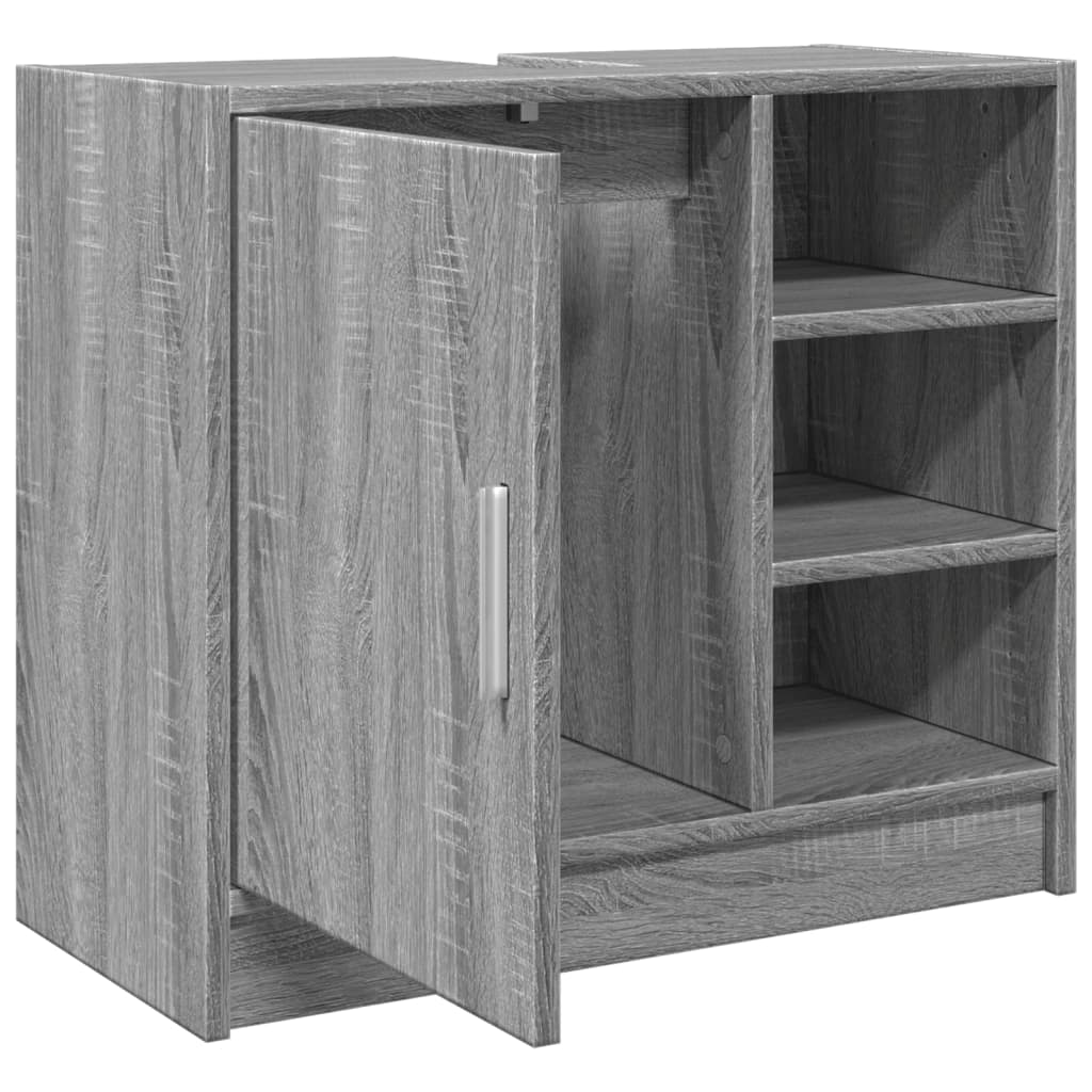 Grey Sonoma Sink Cabinet 63x29x55 cm - Engineered Wood