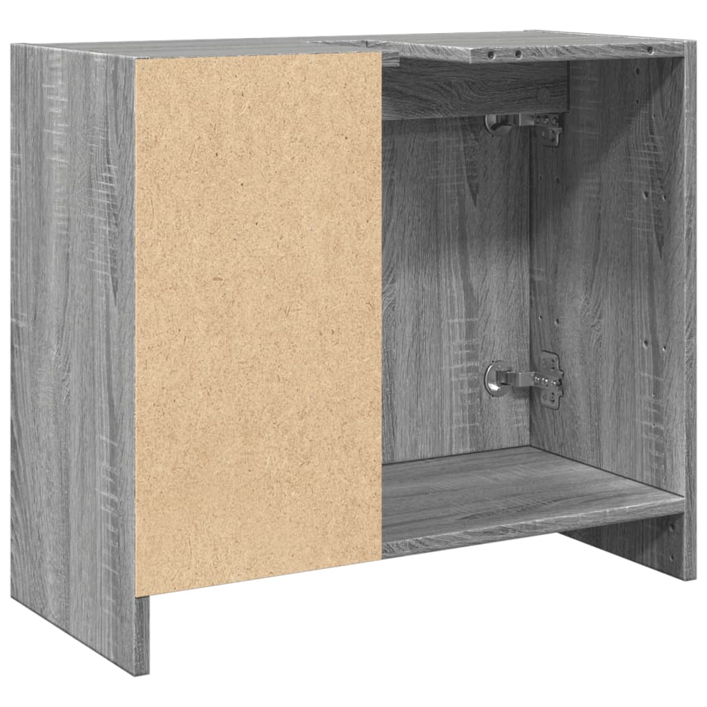 Grey Sonoma Sink Cabinet 63x29x55 cm - Engineered Wood