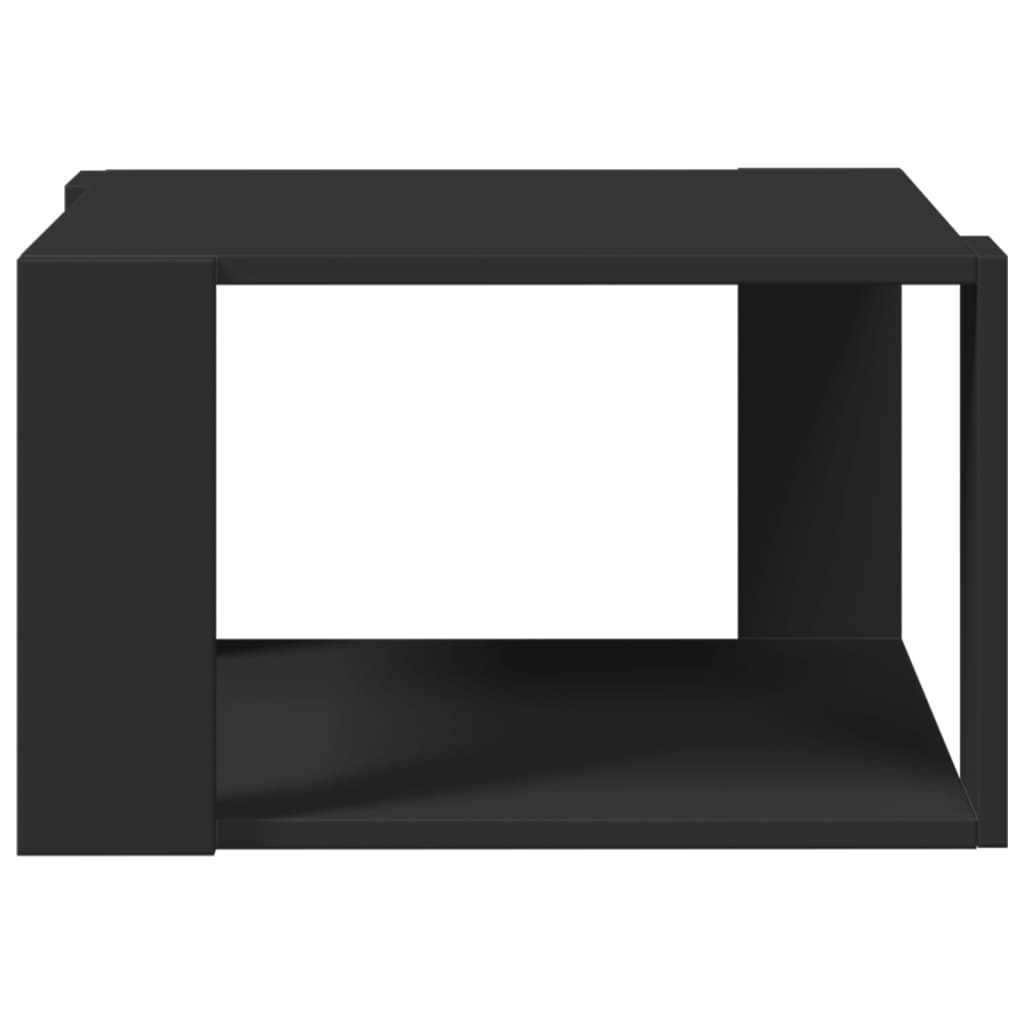 Coffee Table Black 51.5x51.5x30 cm Engineered Wood