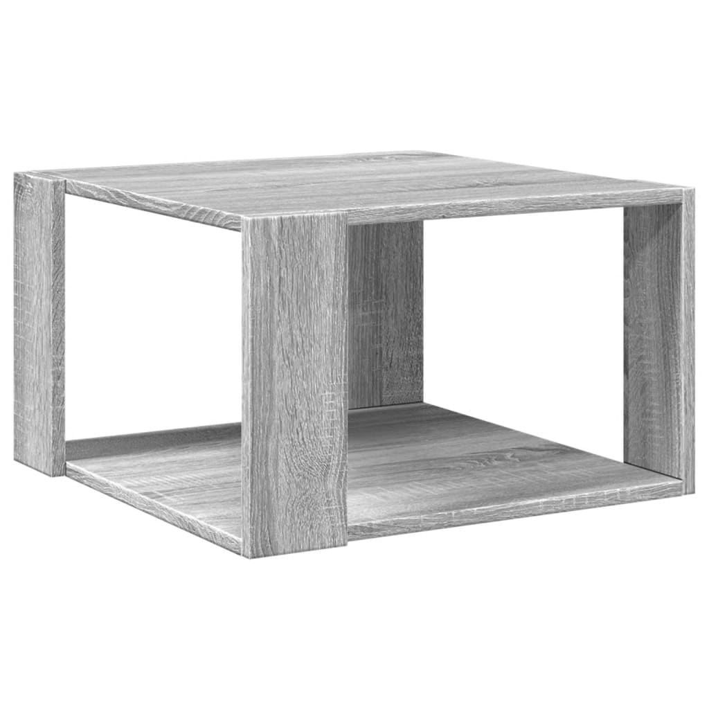 Coffee Table Grey Sonoma 51.5x51.5x30 cm Engineered Wood