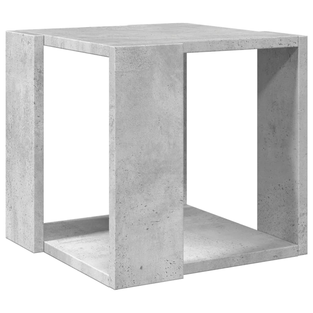 Coffee Table Concrete Grey 32x32x30 cm Engineered Wood