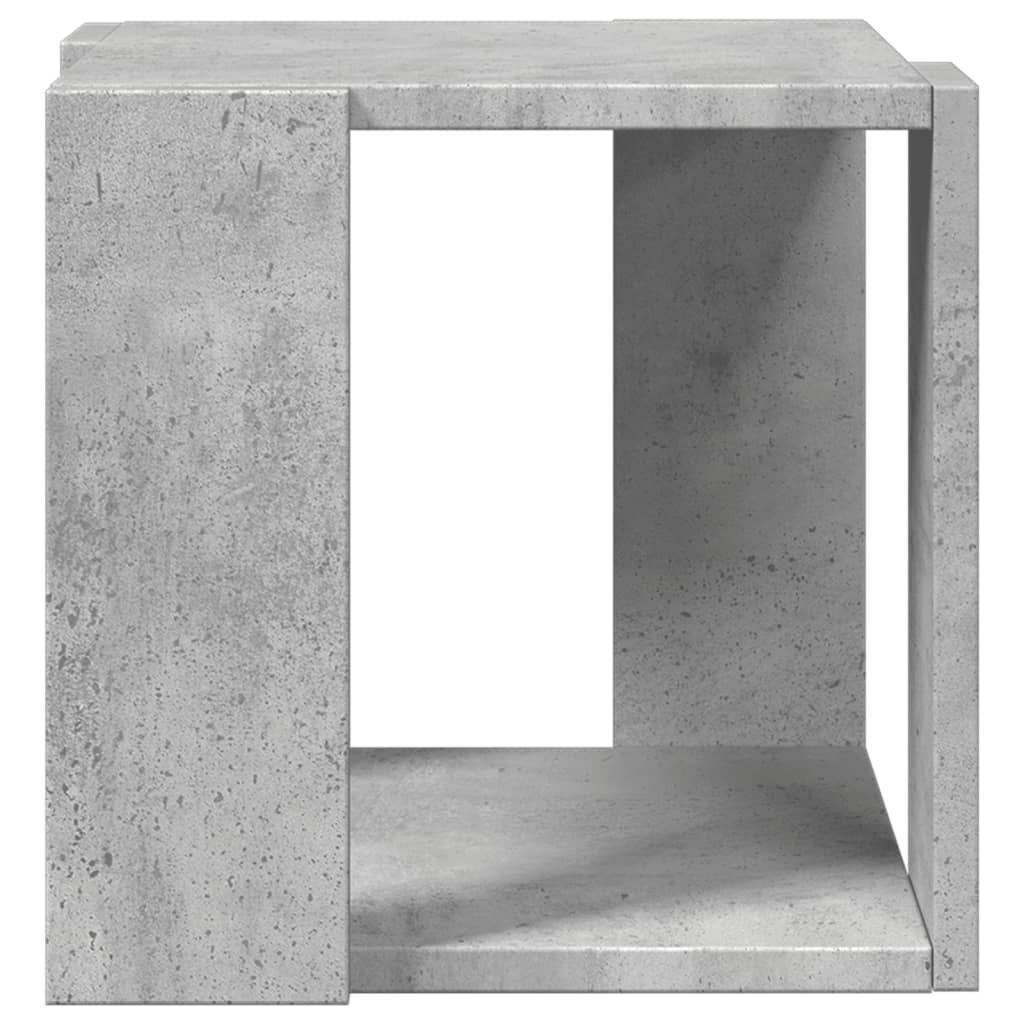 Coffee Table Concrete Grey 32x32x30 cm Engineered Wood