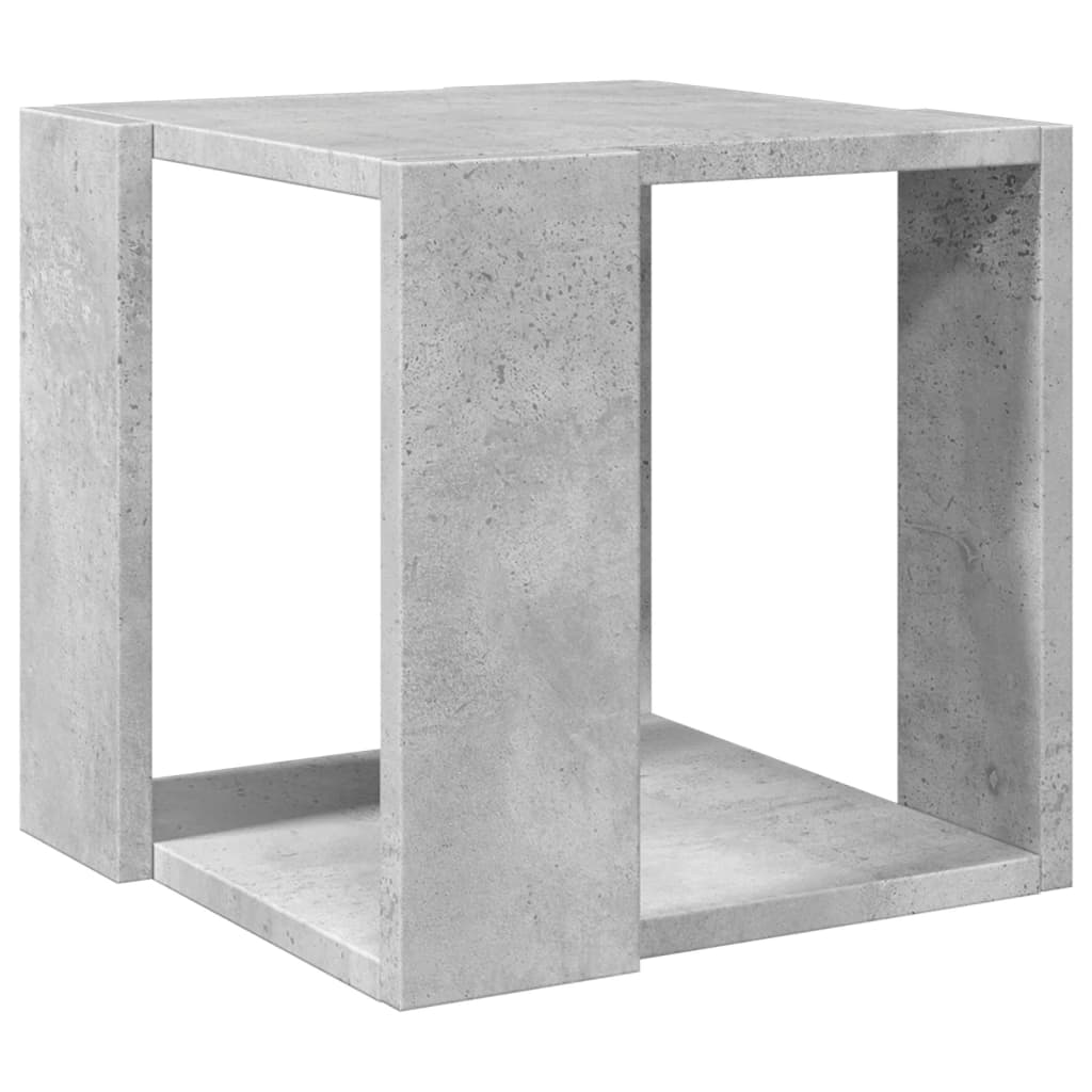 Coffee Table Concrete Grey 32x32x30 cm Engineered Wood