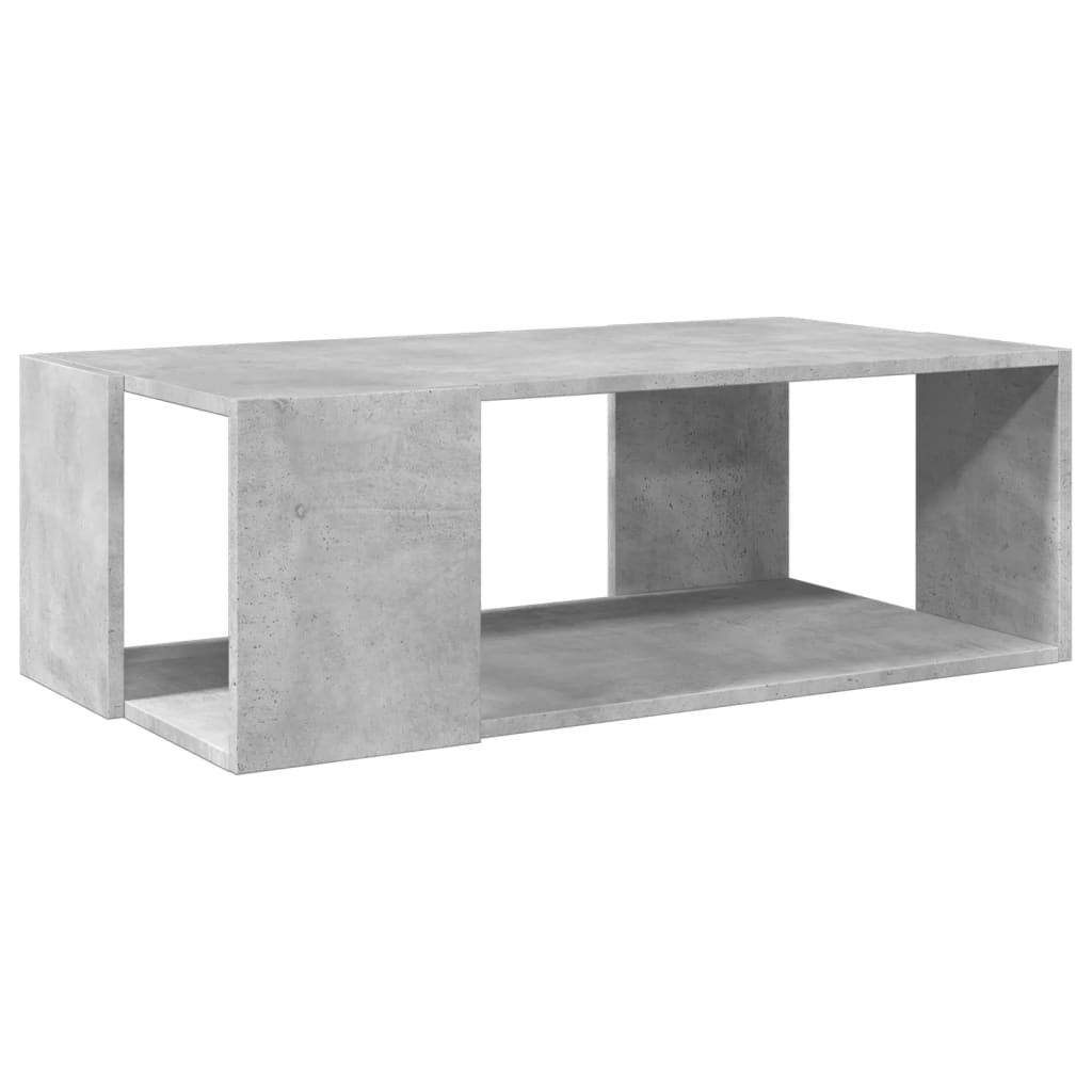 Coffee Table Concrete Grey 89.5x48x30 cm Engineered Wood