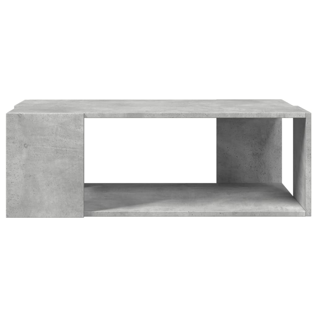 Coffee Table Concrete Grey 89.5x48x30 cm Engineered Wood