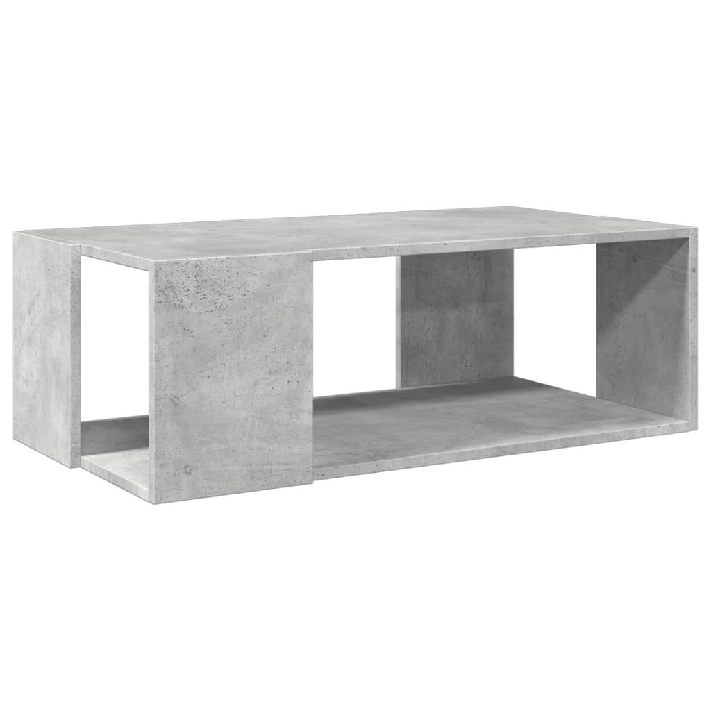 Coffee Table Concrete Grey 89.5x48x30 cm Engineered Wood