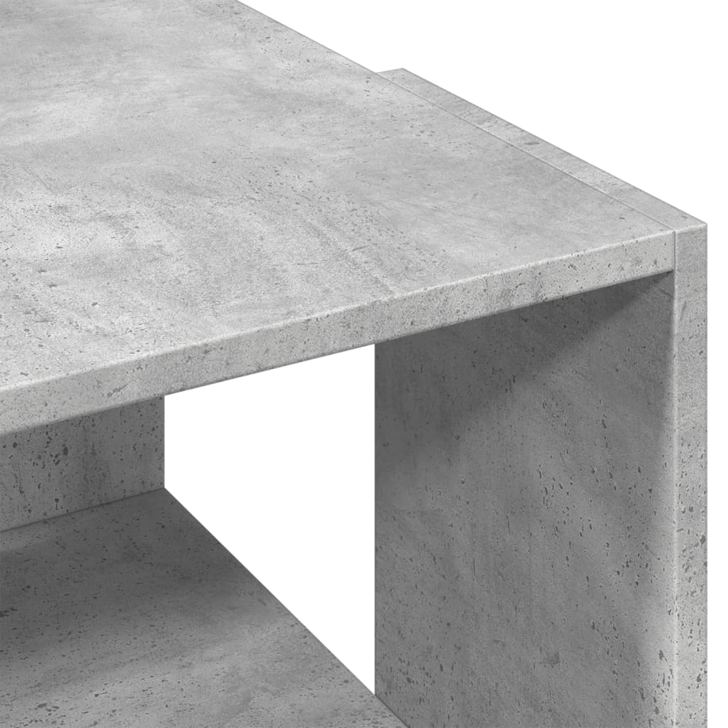 Coffee Table Concrete Grey 89.5x48x30 cm Engineered Wood