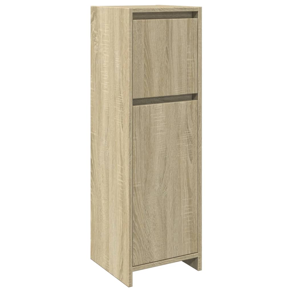 Sonoma Oak Bathroom Cabinet 30x30x95 cm - Engineered Wood