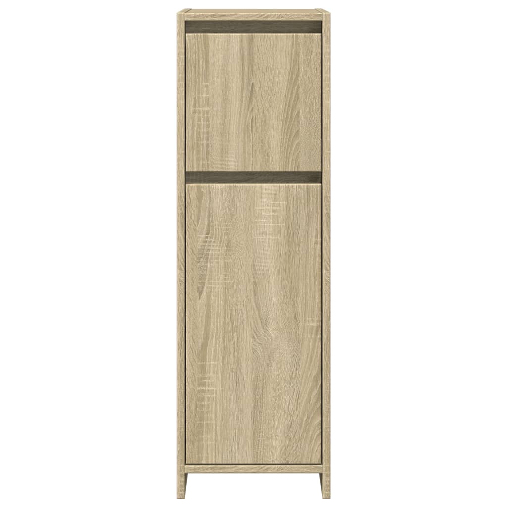 Sonoma Oak Bathroom Cabinet 30x30x95 cm - Engineered Wood