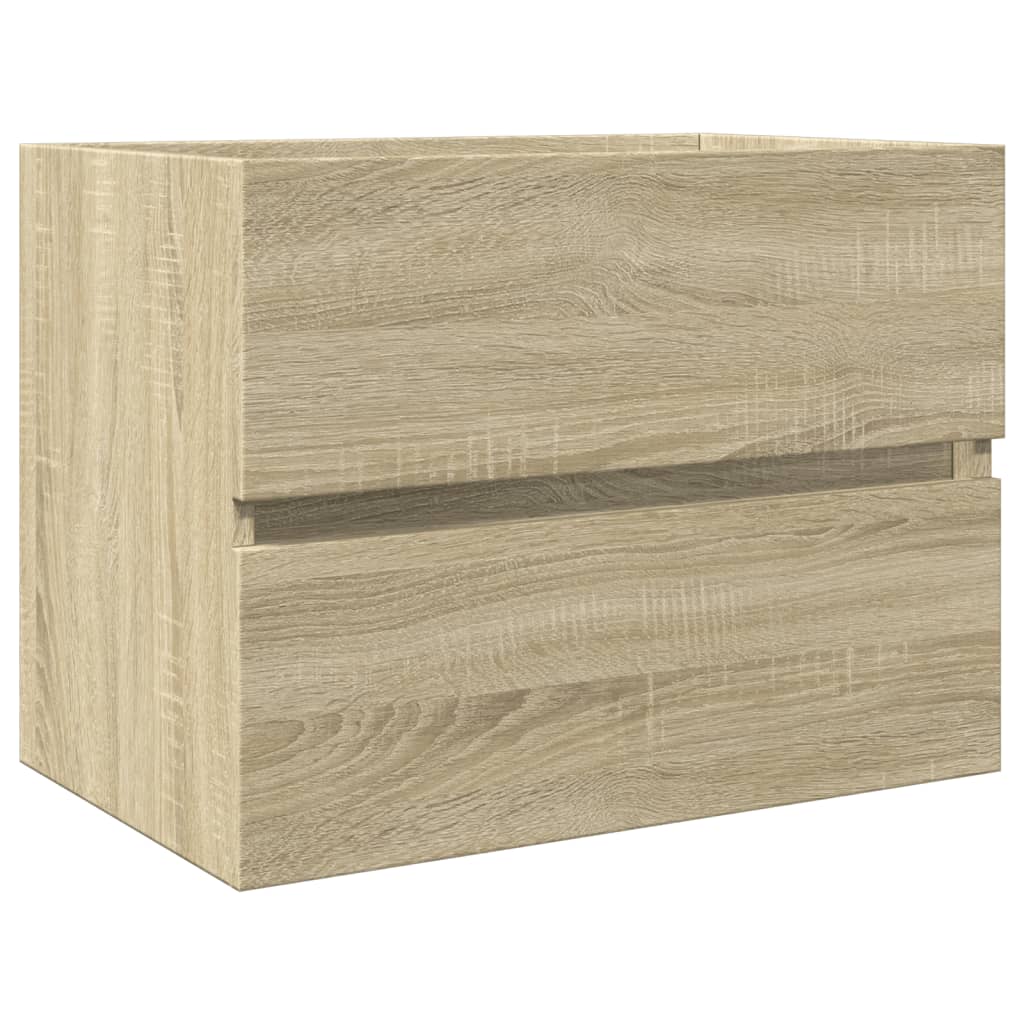 Modern Sonoma Oak Sink Cabinet, Engineered Wood, 60x38.5x45 cm