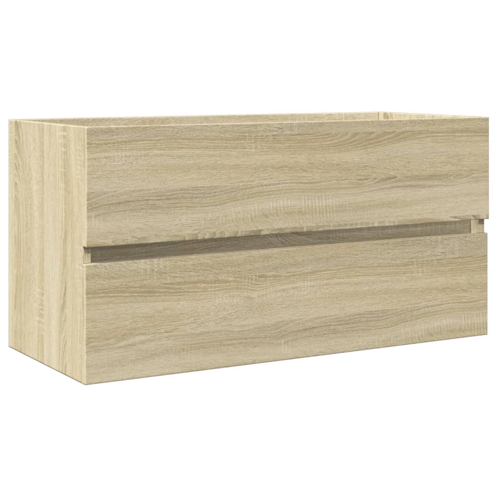 Sonoma Oak Sink Cabinet 90x38.5x45 cm - Engineered Wood