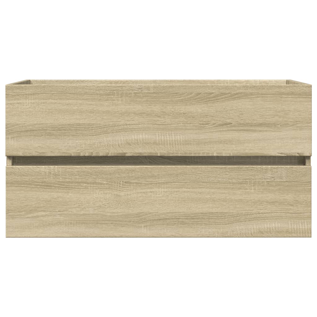 Sonoma Oak Sink Cabinet 90x38.5x45 cm - Engineered Wood