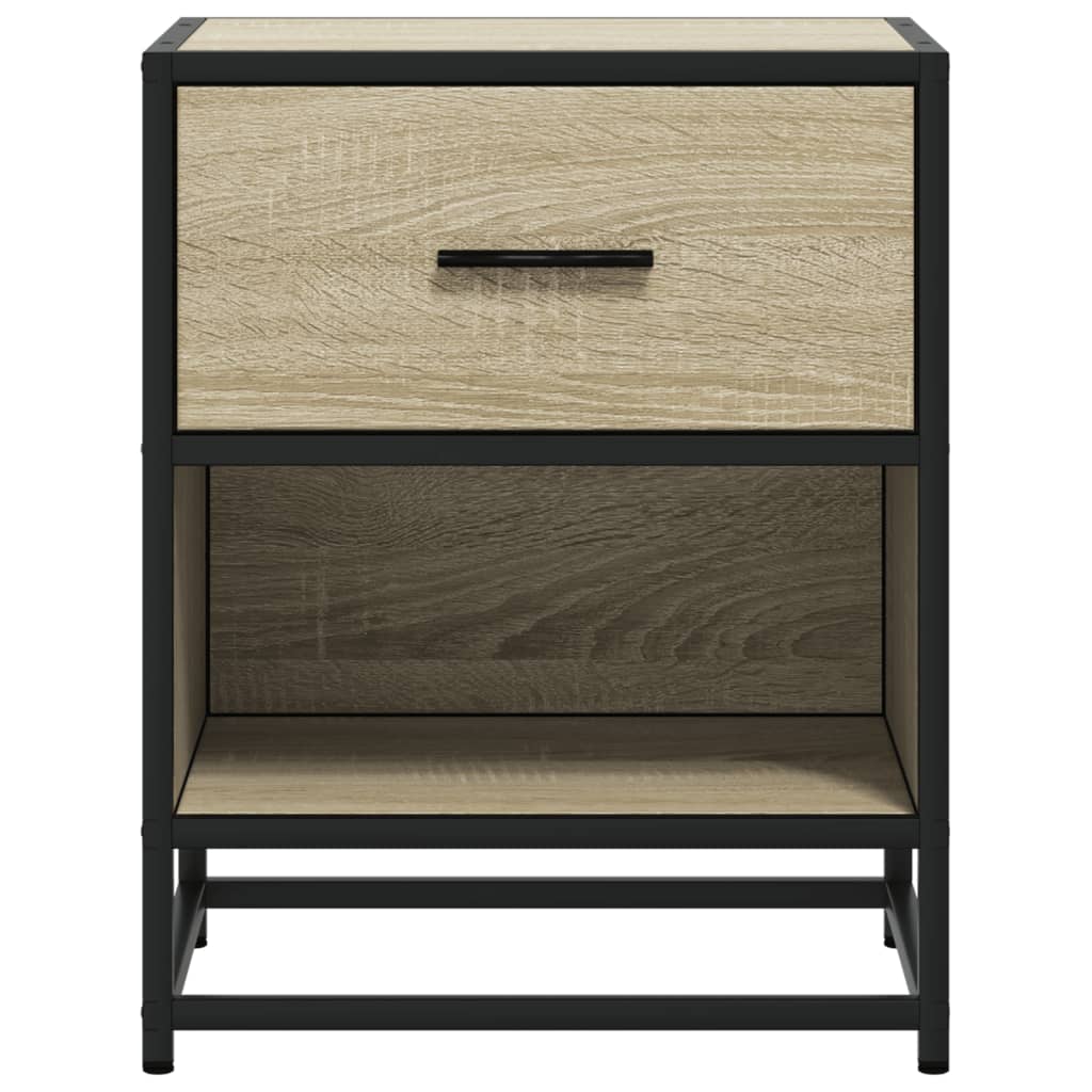 Sonoma Oak Bedside Cabinet - 40x31x50 cm, Engineered Wood