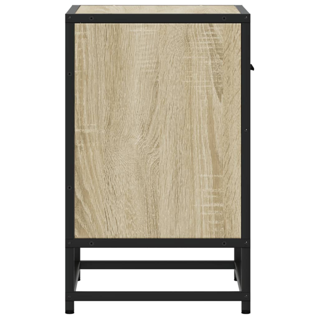 Sonoma Oak Bedside Cabinet - 40x31x50 cm, Engineered Wood