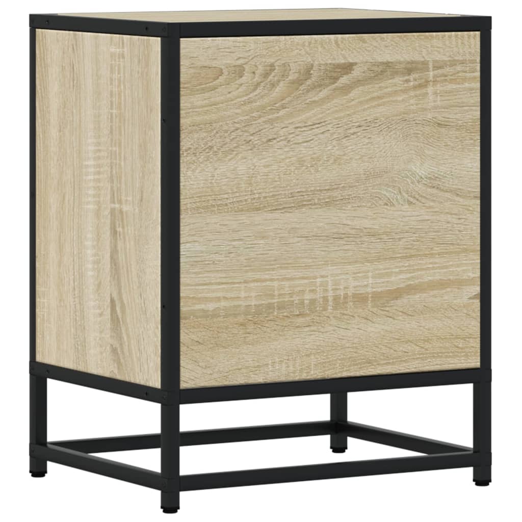 Sonoma Oak Bedside Cabinet - 40x31x50 cm, Engineered Wood
