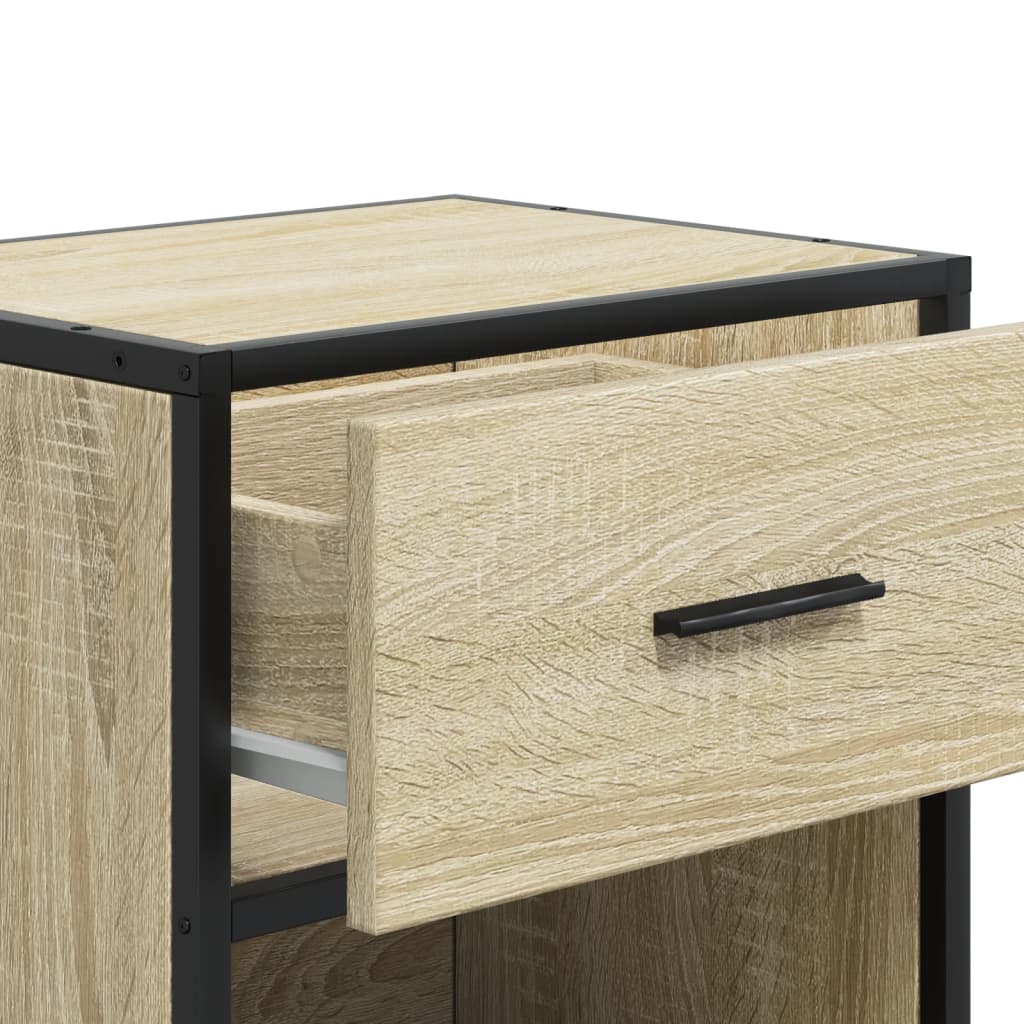 Sonoma Oak Bedside Cabinet - 40x31x50 cm, Engineered Wood