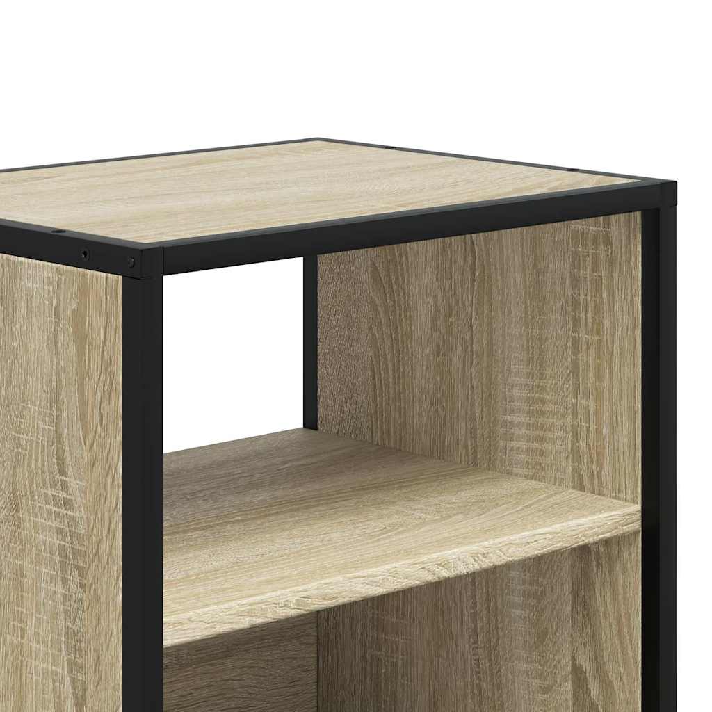 Sonoma Oak Wall-Mounted Bedside Cabinet 40x31x39.5 cm