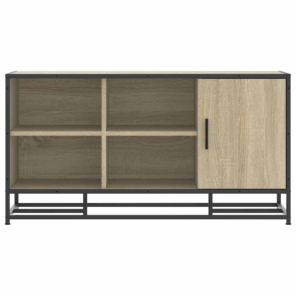Sonoma Oak Shoe Bench 100x40x53.5 cm | Engineered Wood & Metal