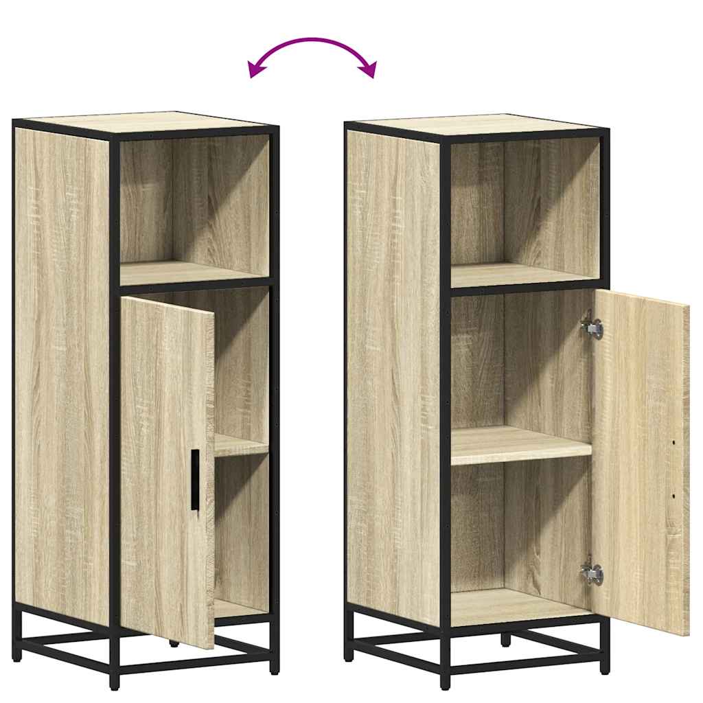 Sonoma Oak Bathroom Cabinet 35x37.5x100 cm - Engineered Wood