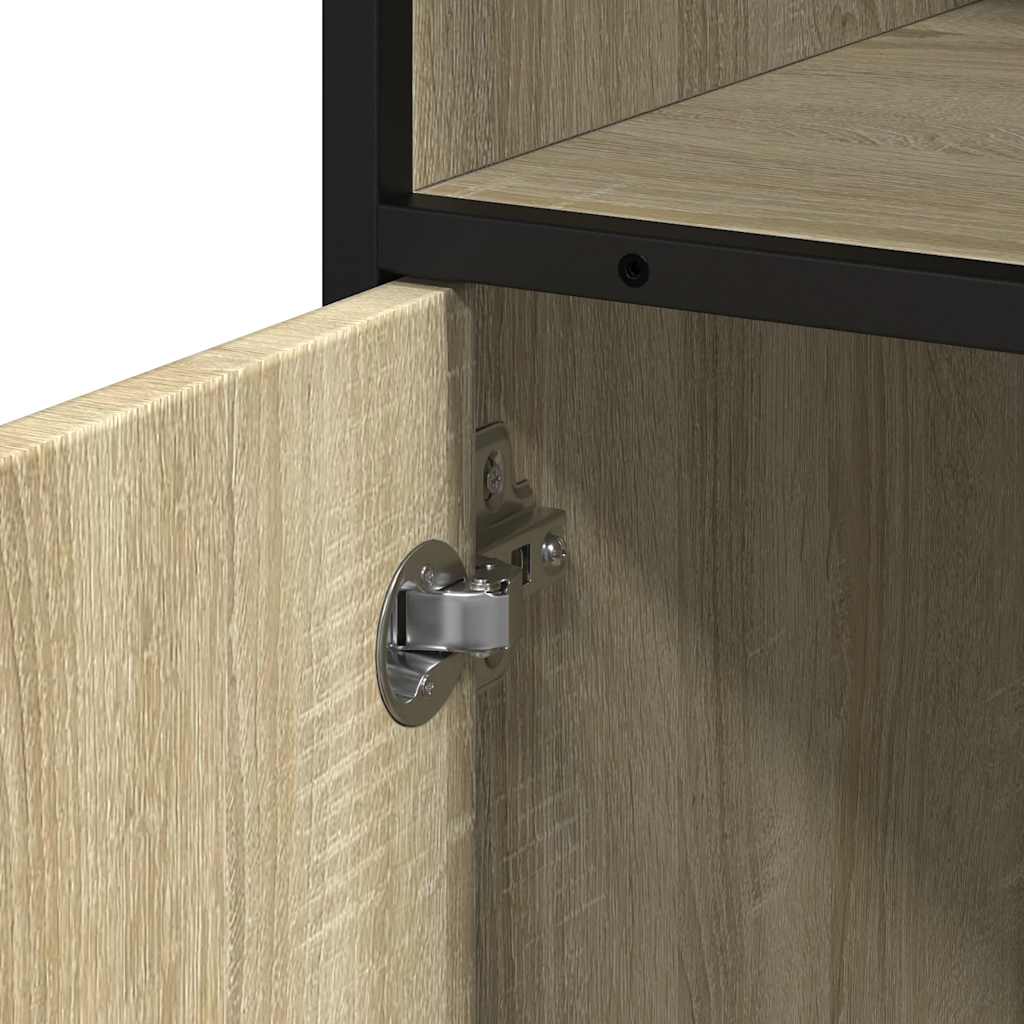 Sonoma Oak Bathroom Cabinet 35x37.5x100 cm - Engineered Wood