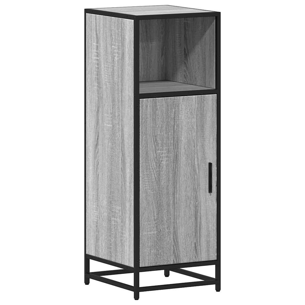 Grey Sonoma Bathroom Cabinet 35x37.5x100 cm - Engineered Wood