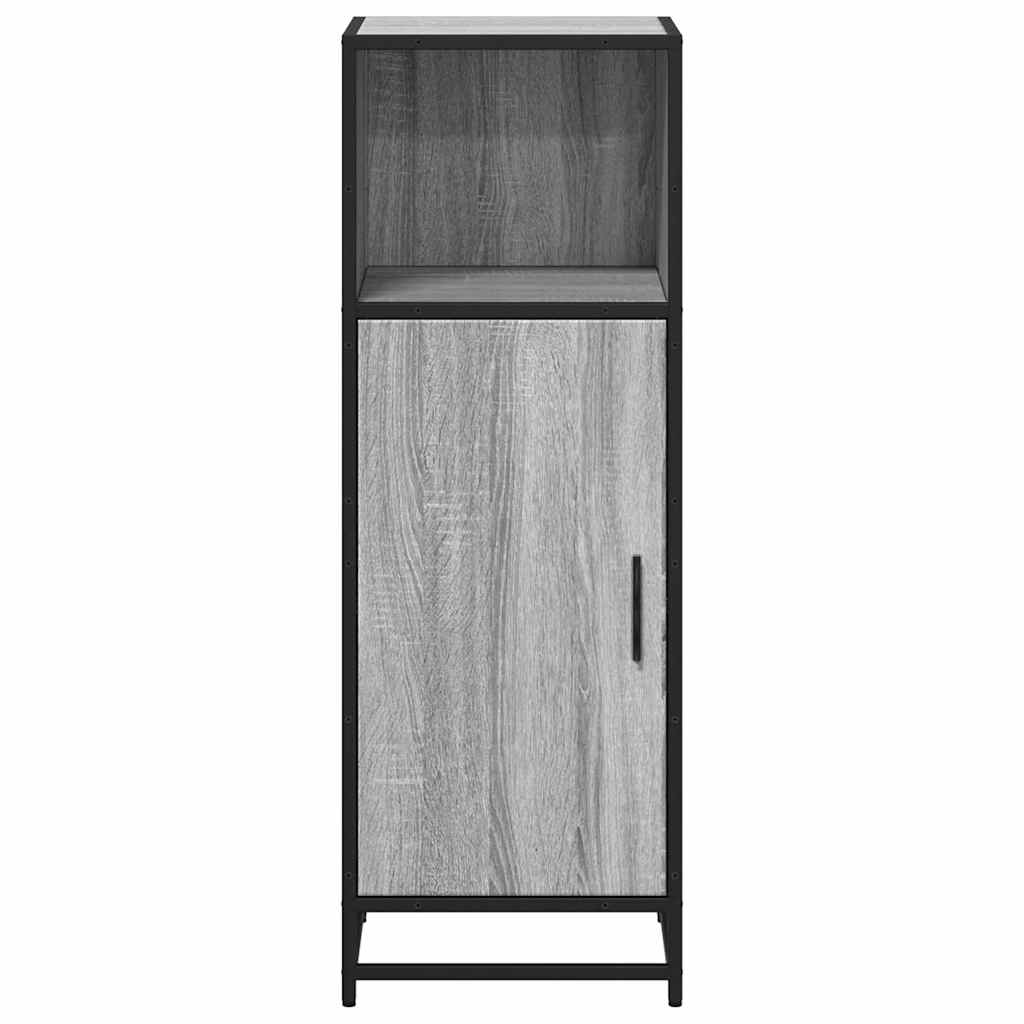 Grey Sonoma Bathroom Cabinet 35x37.5x100 cm - Engineered Wood