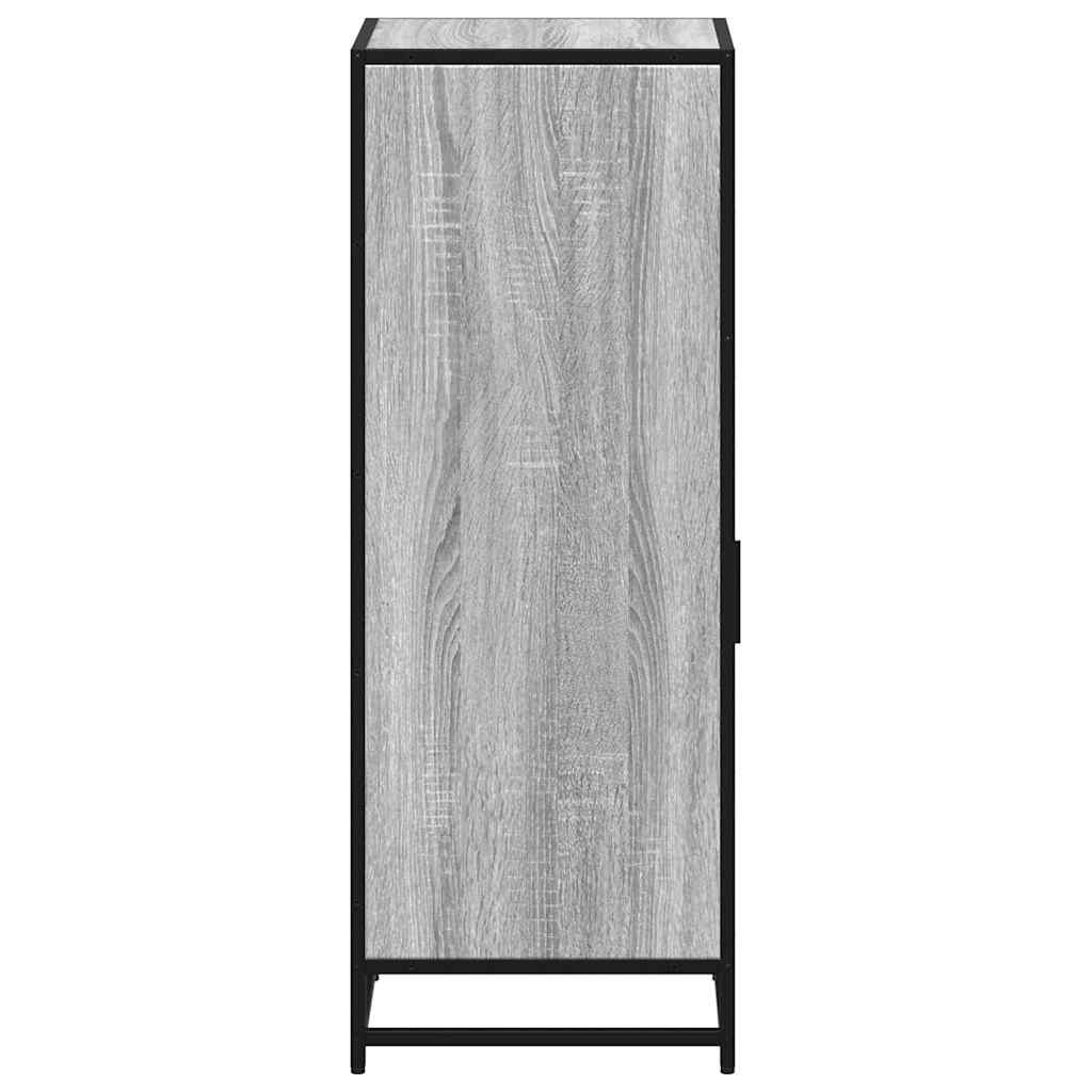 Grey Sonoma Bathroom Cabinet 35x37.5x100 cm - Engineered Wood