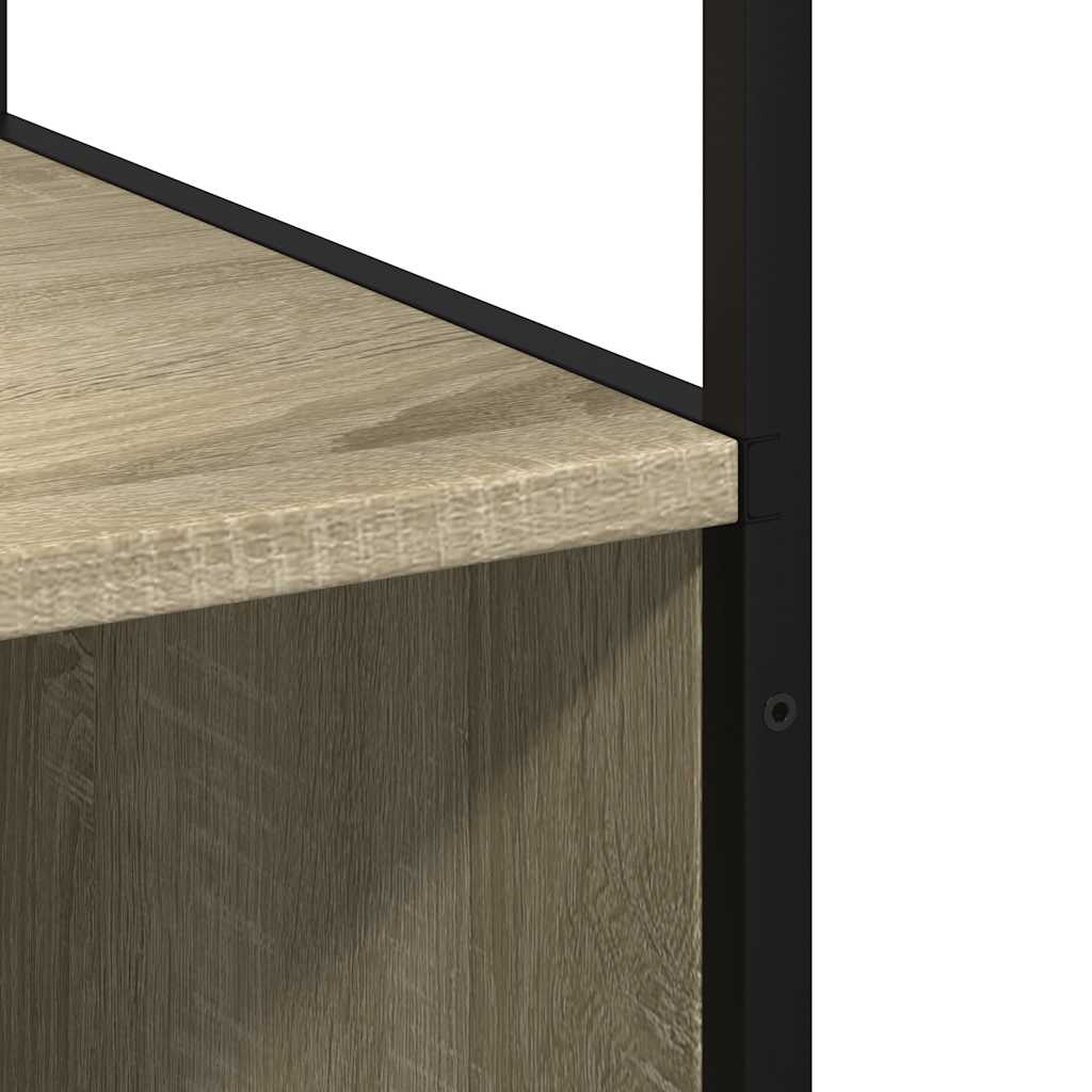 Sonoma Oak Bathroom Cabinet - 35x37.5x166 cm Engineered Wood