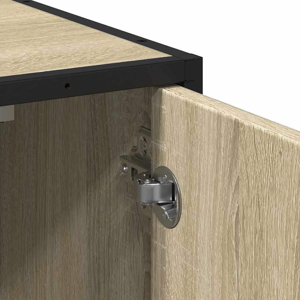 Sonoma Oak Bathroom Sink Cabinet, 65x33x60 cm, Engineered Wood