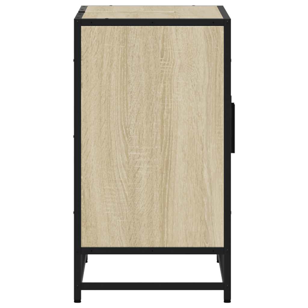 Sonoma Oak Bathroom Sink Cabinet, 90x33x60 cm, Engineered Wood