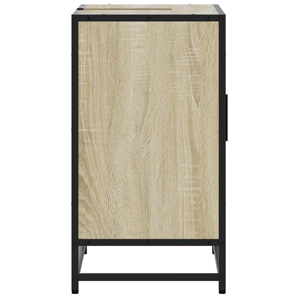Sonoma Oak Bathroom Sink Cabinet, 65x33x60 cm, Engineered Wood