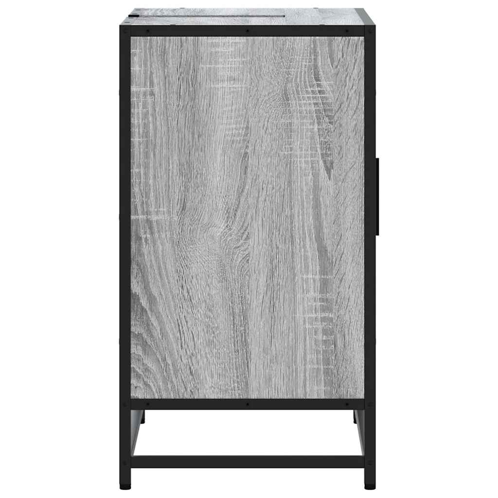 Grey Sonoma Bathroom Sink Cabinet, 65x33x60 cm, Engineered Wood