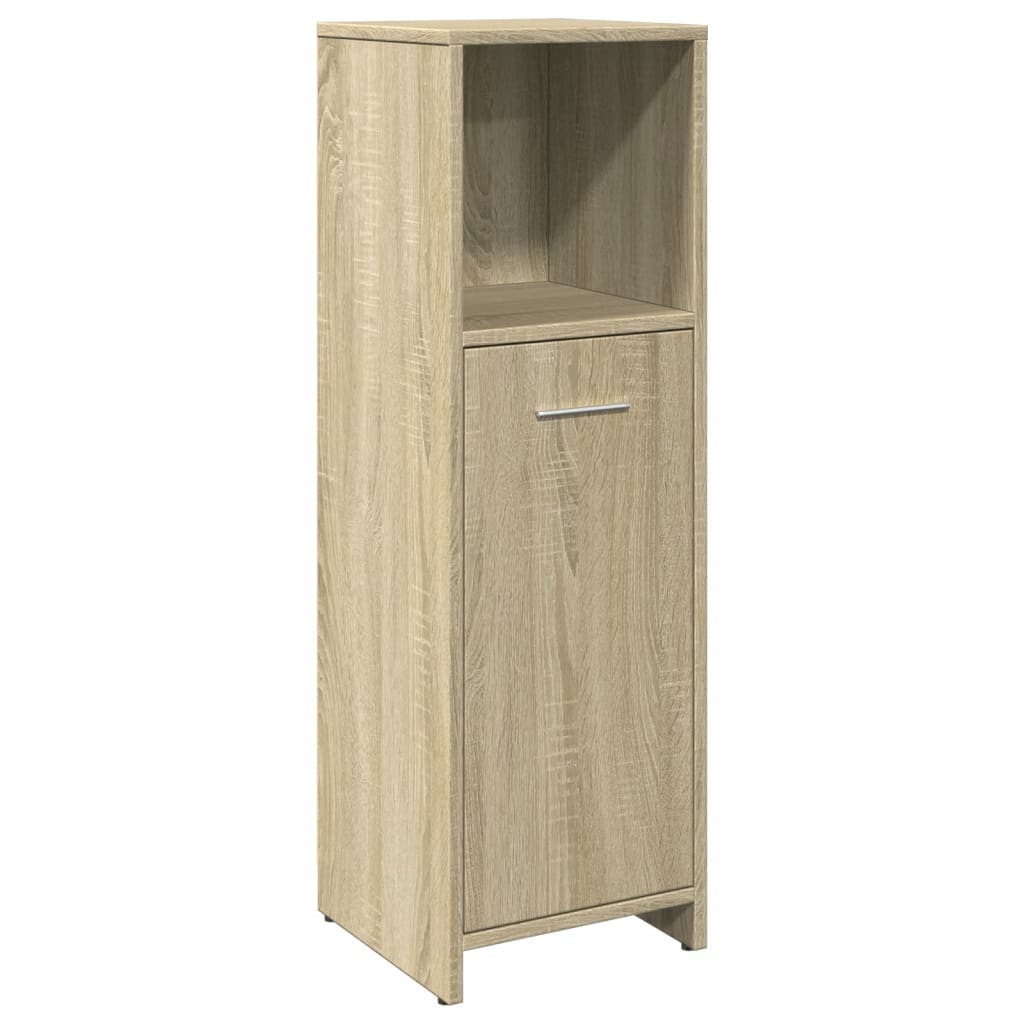 Sonoma Oak Bathroom Cabinet 30x30x95 cm - Engineered Wood