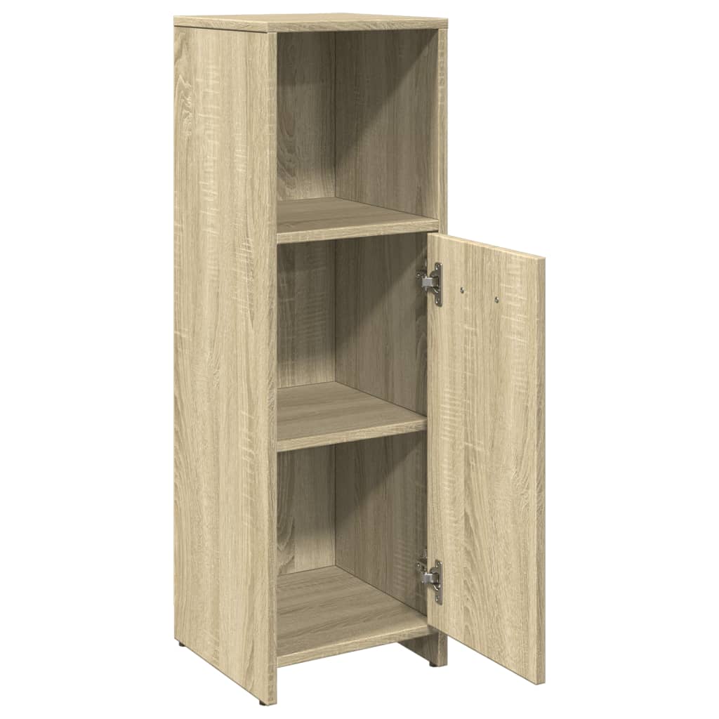 Sonoma Oak Bathroom Cabinet 30x30x95 cm - Engineered Wood