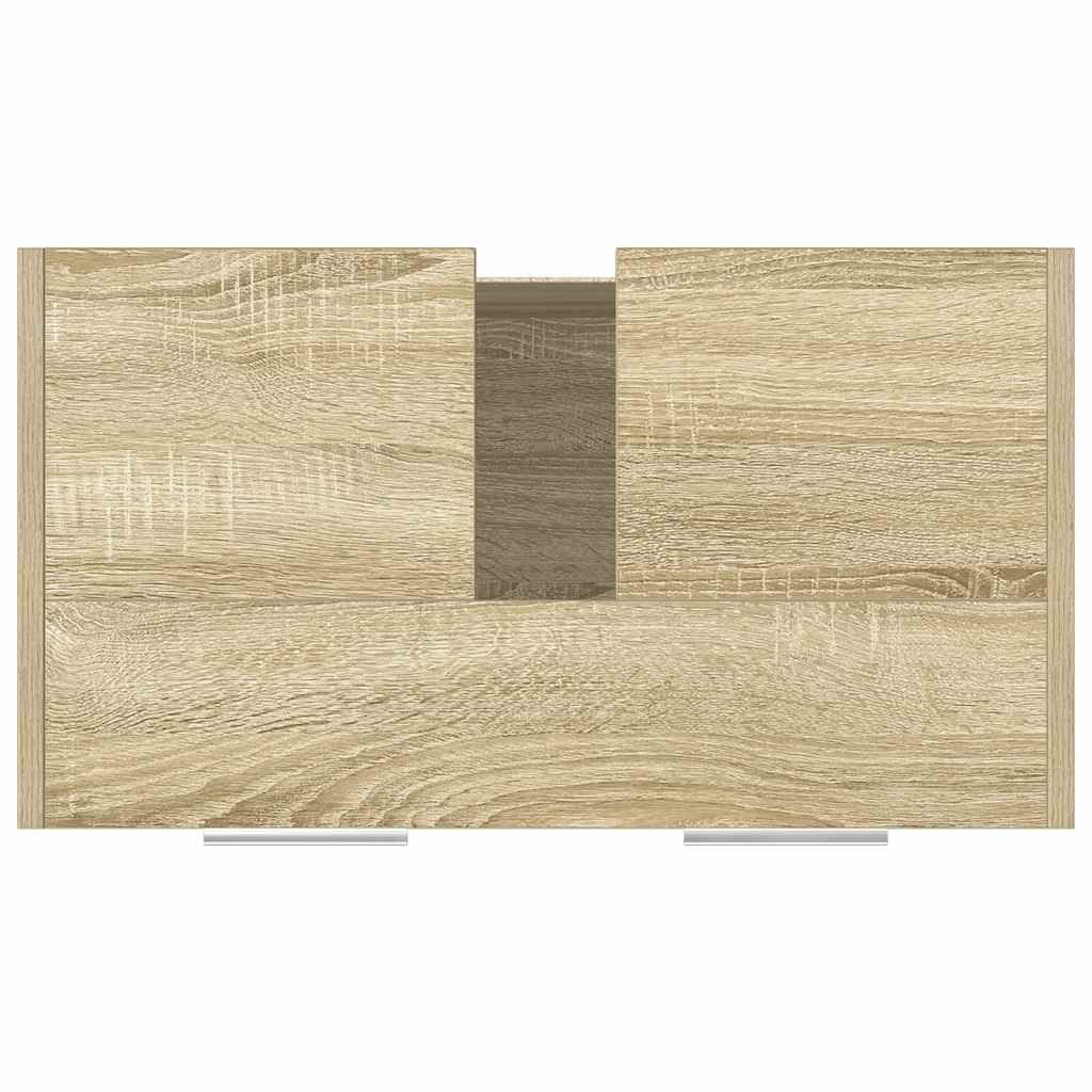 Sonoma Oak Bathroom Sink Cabinet 60x33x60 cm - Engineered Wood
