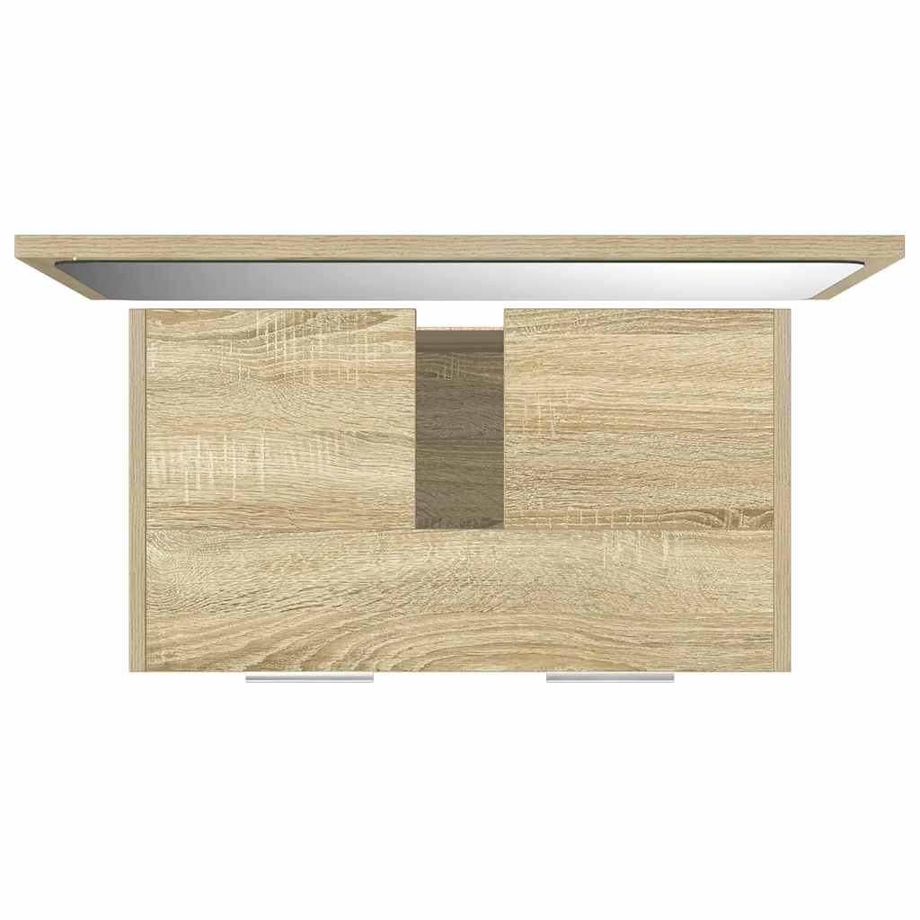 Sonoma Oak 2-Piece Bathroom Furniture Set - Engineered Wood