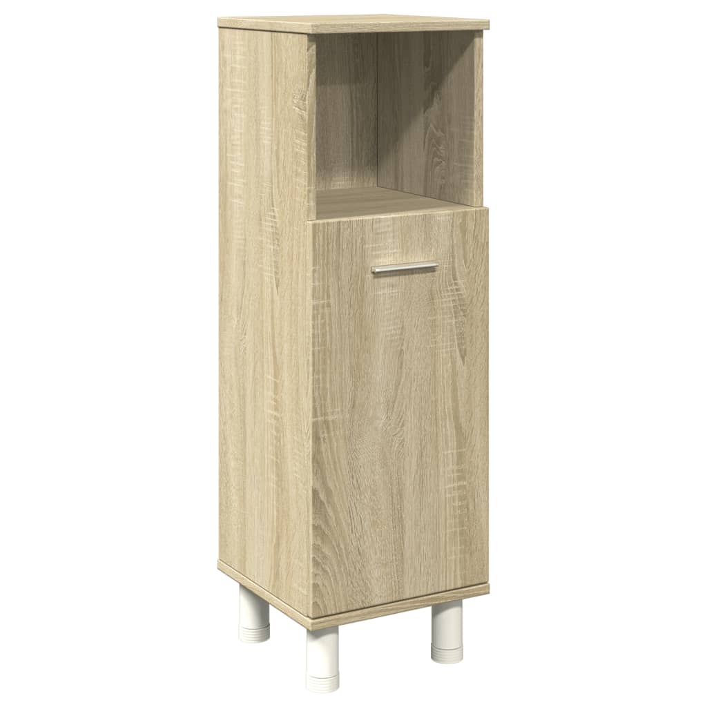 Sonoma Oak Bathroom Cabinet, Engineered Wood, 30.5x30x95 cm