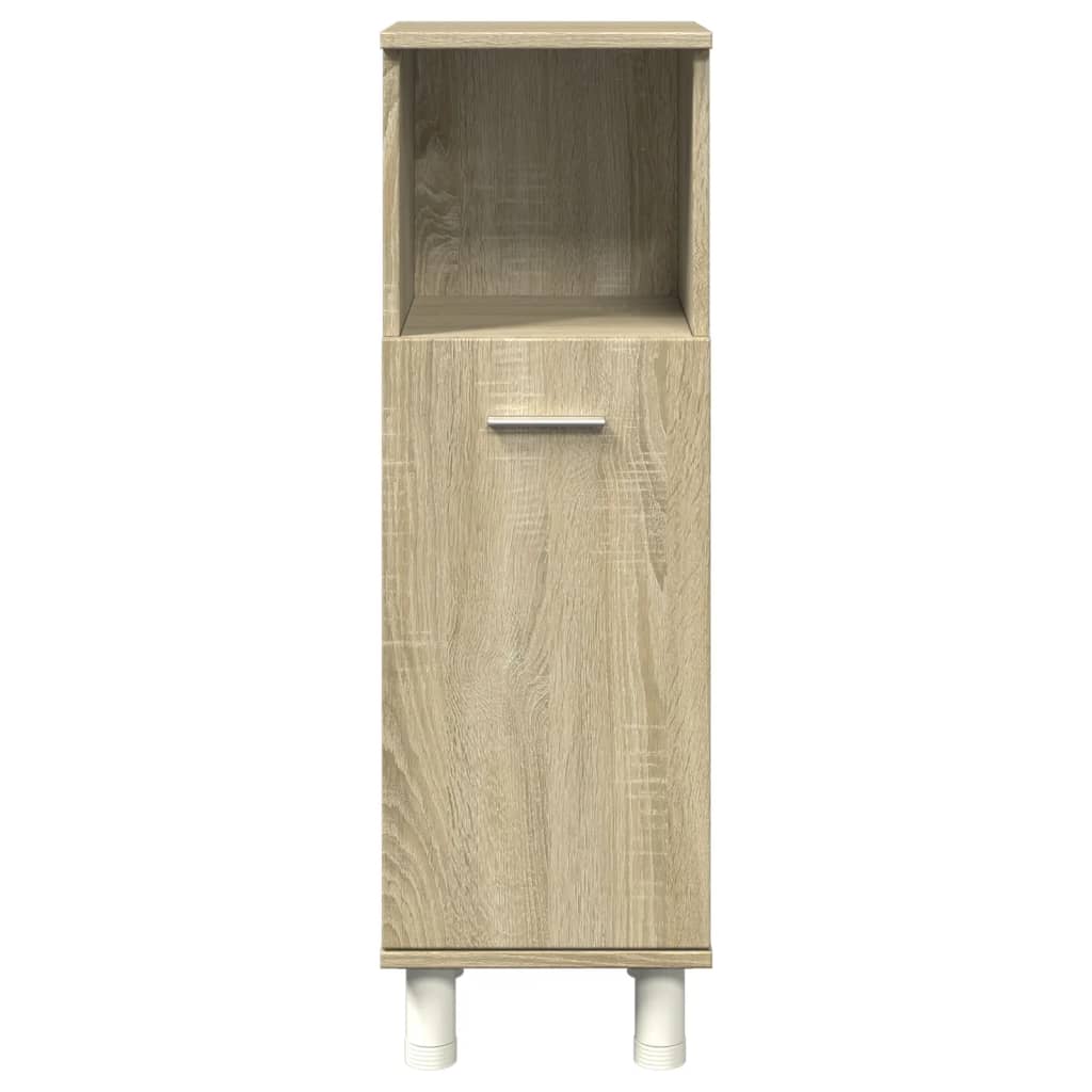 Sonoma Oak Bathroom Cabinet, Engineered Wood, 30.5x30x95 cm