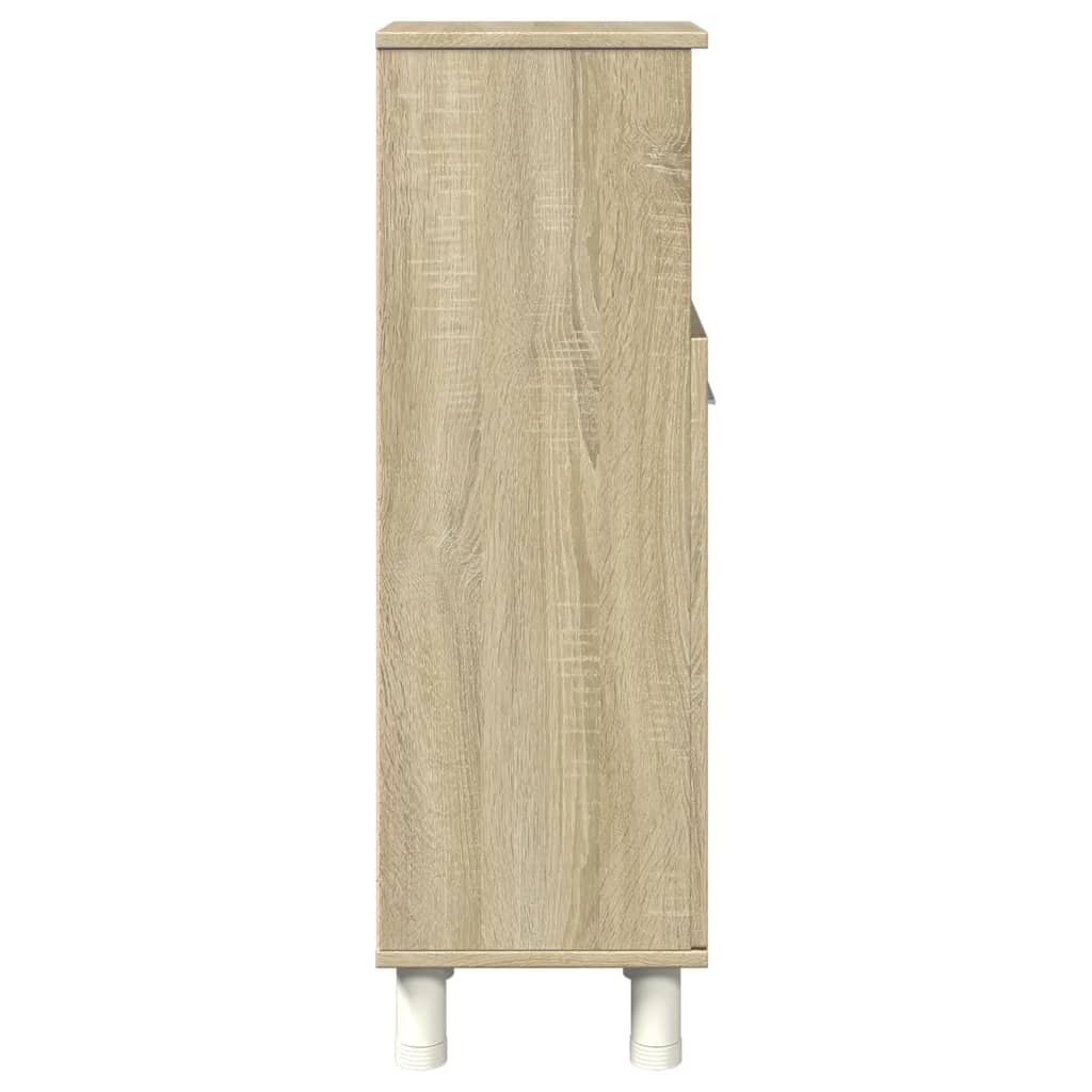 Sonoma Oak Bathroom Cabinet, Engineered Wood, 30.5x30x95 cm