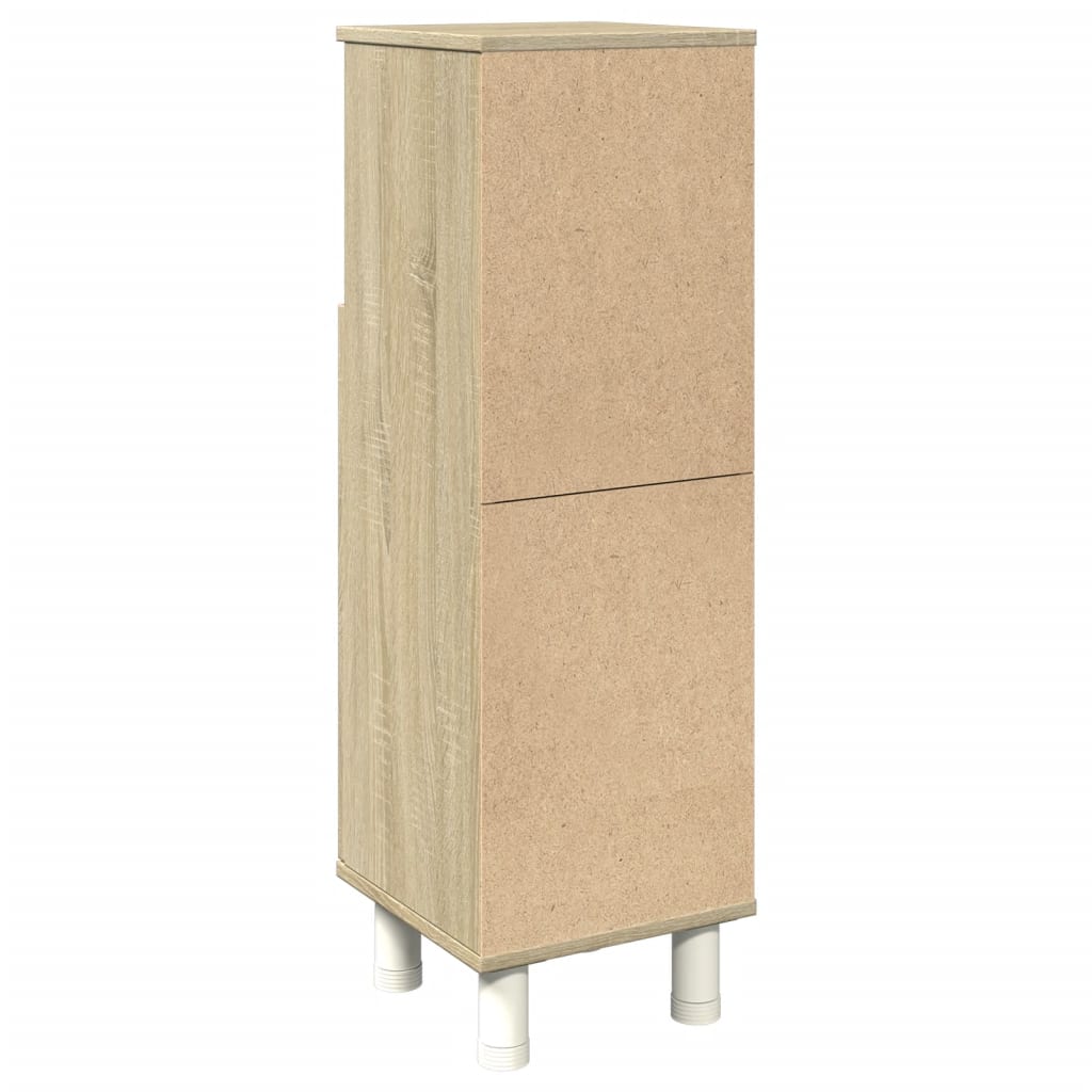 Sonoma Oak Bathroom Cabinet, Engineered Wood, 30.5x30x95 cm