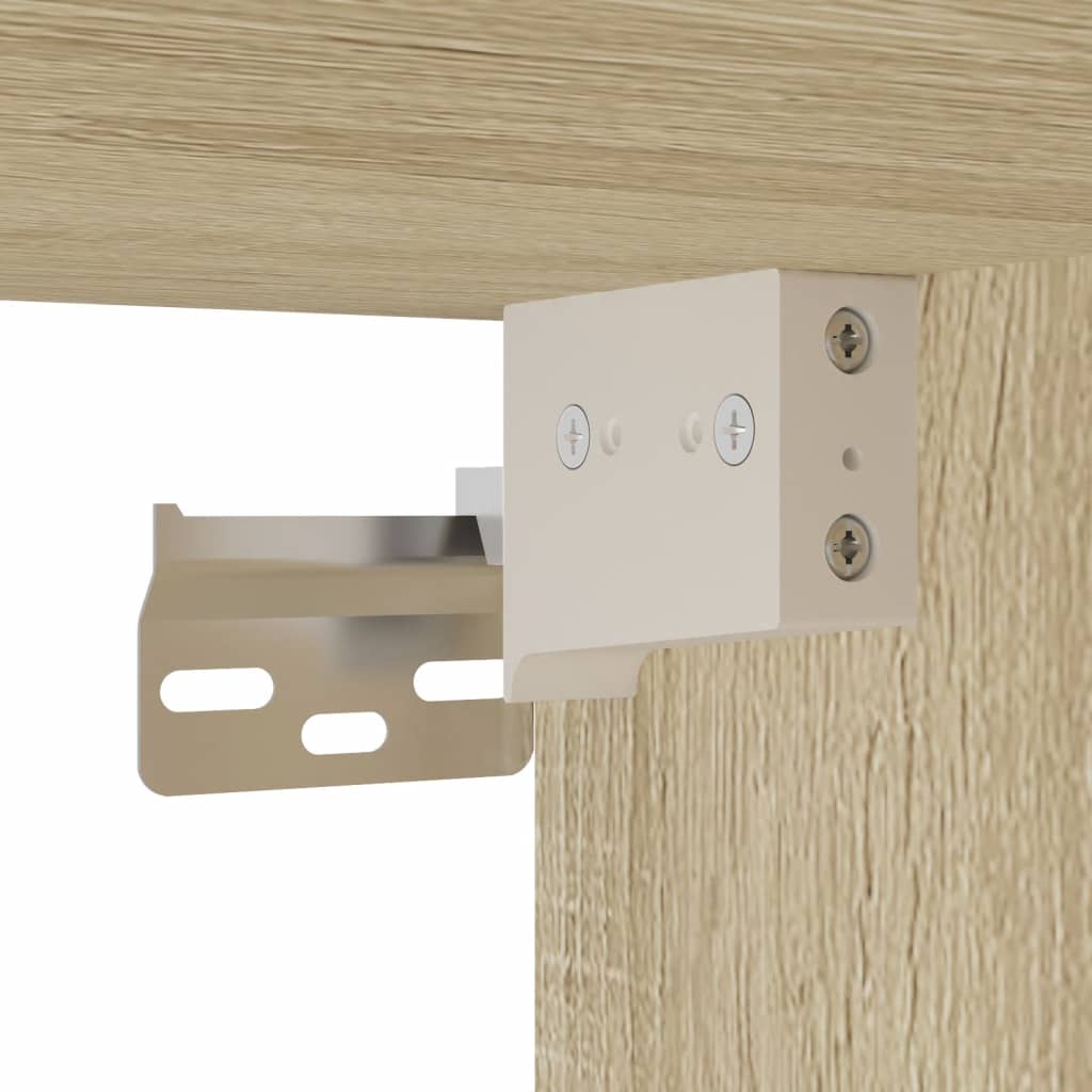 Compact Sonoma Oak Bathroom Cabinet, 30x30x80 cm, Engineered Wood