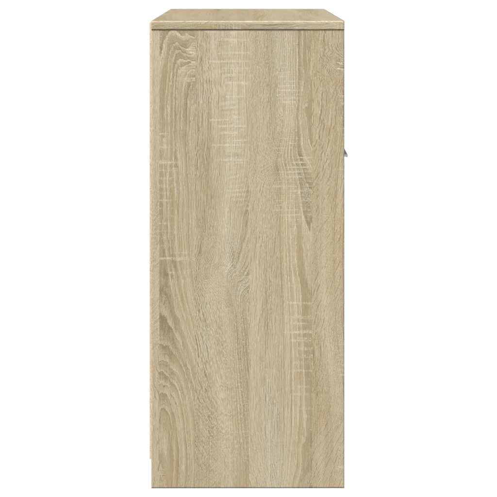Sonoma Oak Bathroom Cabinet 60x33x80 cm - Engineered Wood