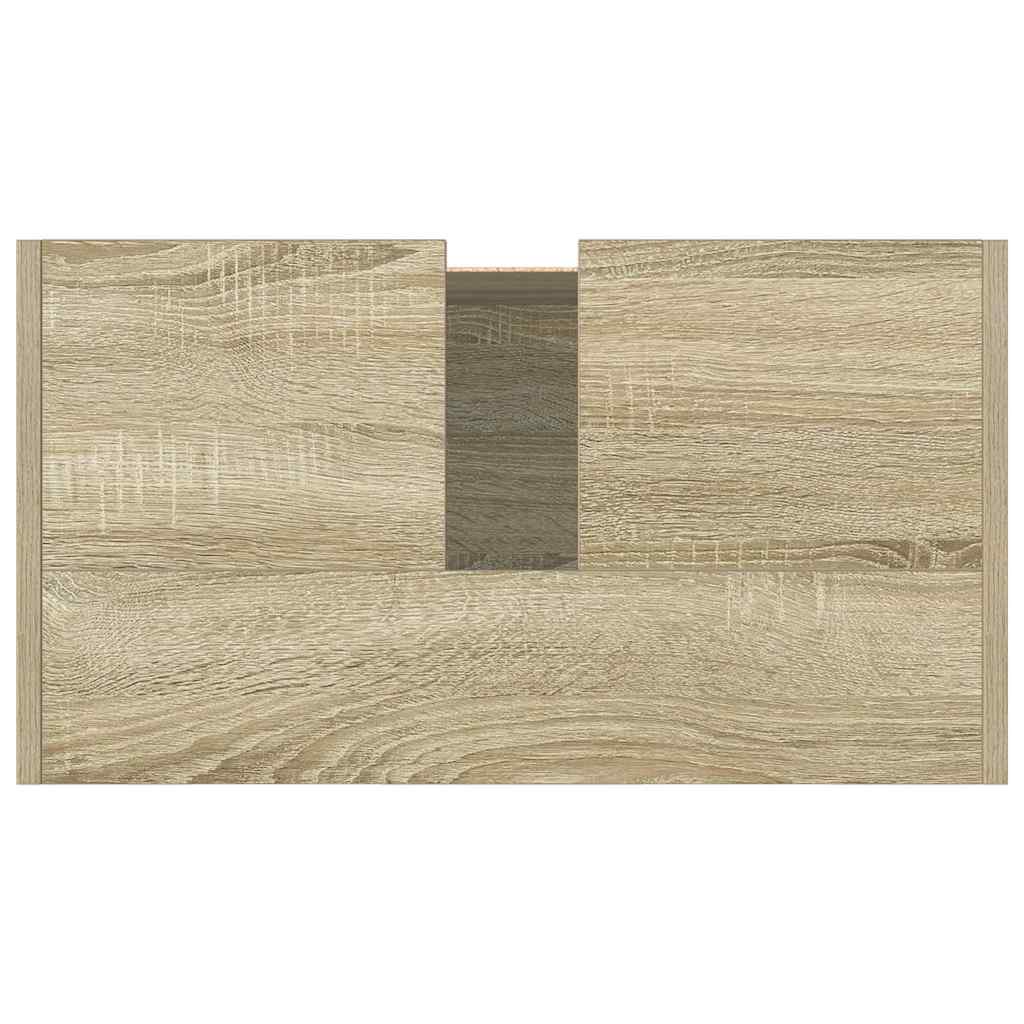 Sonoma Oak Bathroom Cabinet 58x33x60 cm - Engineered Wood