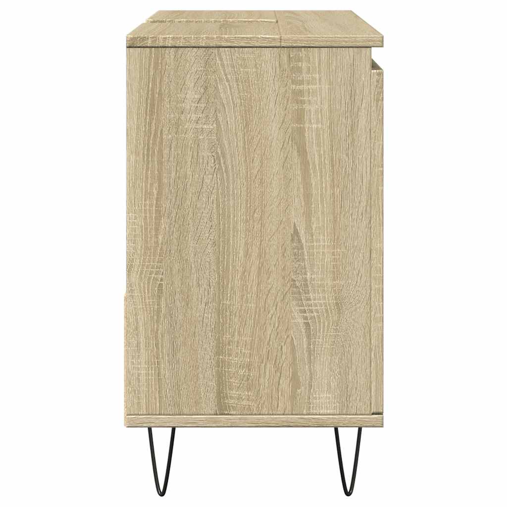 Sonoma Oak Bathroom Cabinet 65x33x60 cm - Engineered Wood