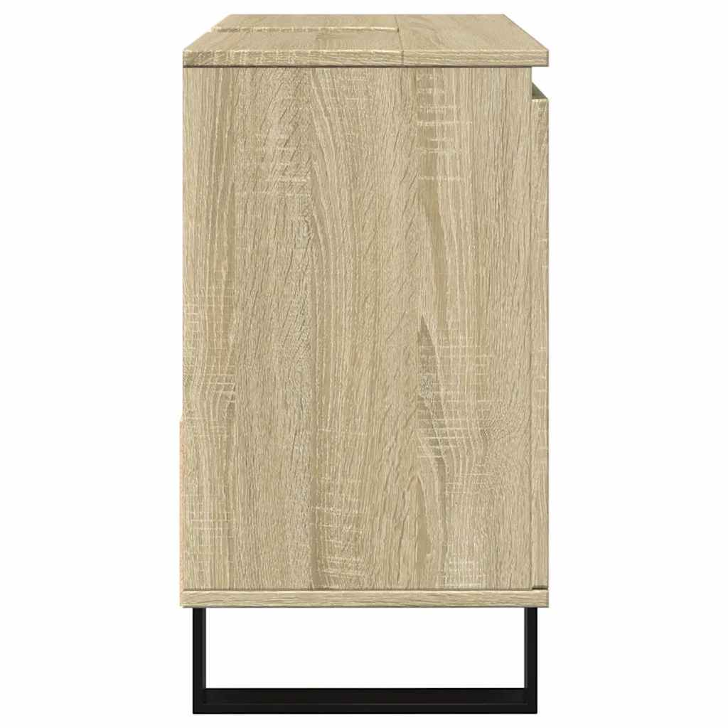 Sonoma Oak Bathroom Cabinet, Engineered Wood 65x33x60 cm