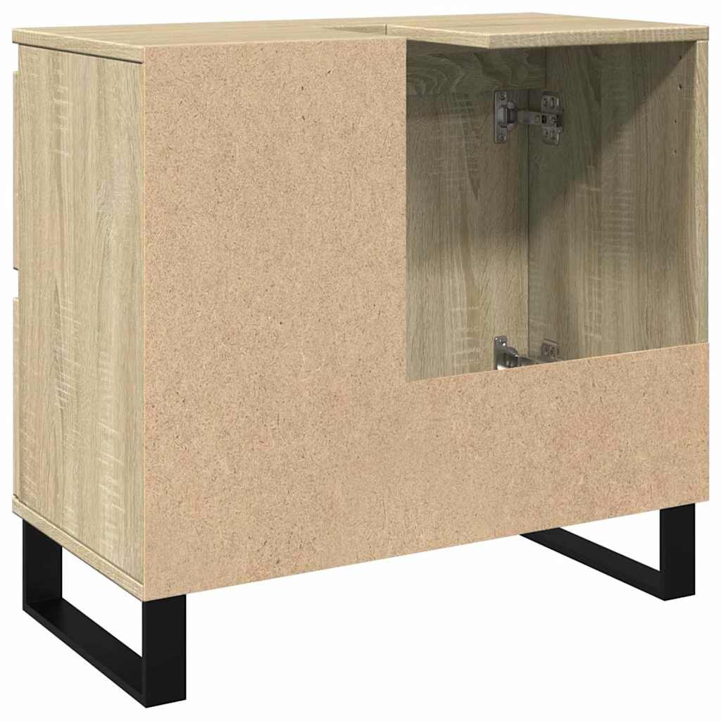 Sonoma Oak Bathroom Cabinet, Engineered Wood 65x33x60 cm