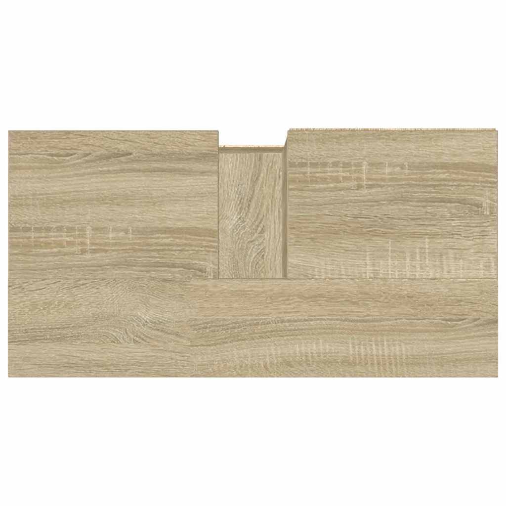 Sonoma Oak Bathroom Cabinet, Engineered Wood 65x33x60 cm