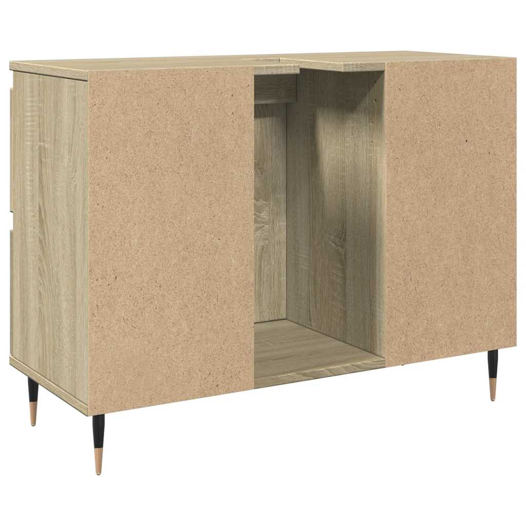 Sonoma Oak Bathroom Cabinet 80x33x60 cm | Engineered Wood